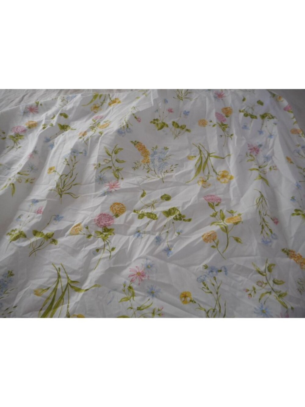 Vintage Multi color Floral Full Double Bed Sheet